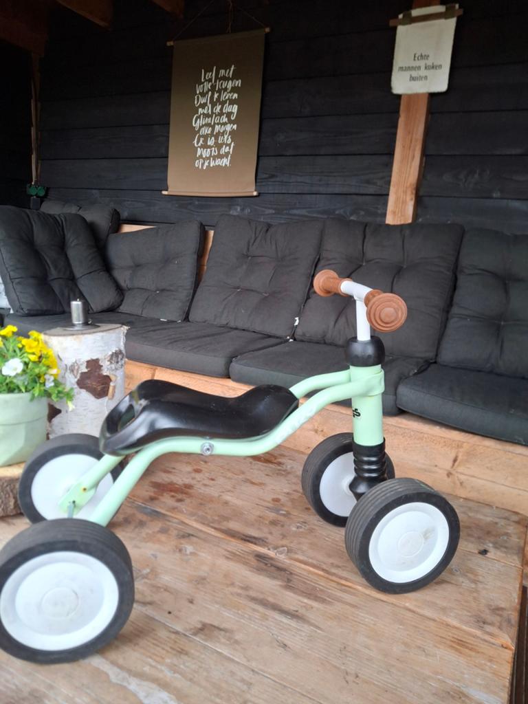 Loopfiets puky, Ophalen