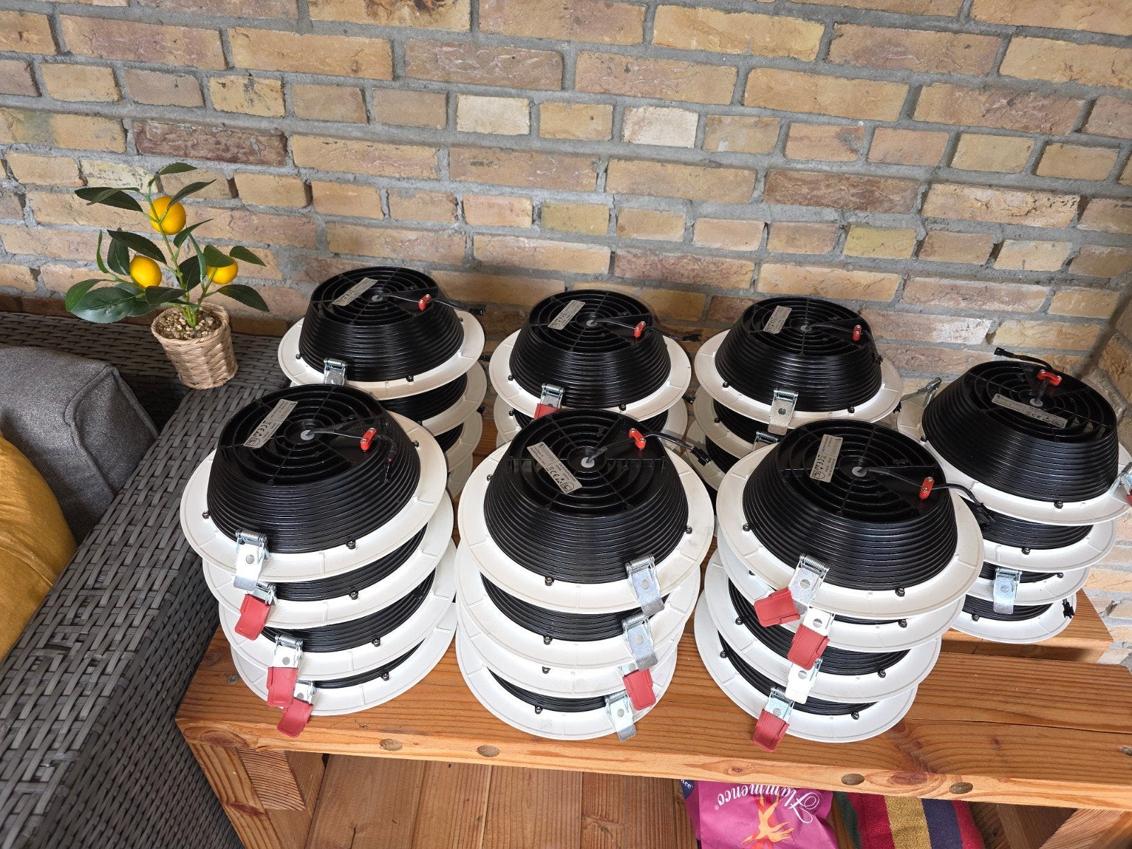 28 Fosnova Inbouwspots 25cm, 3000K, Huis en Inrichting, Lampen | Spots, Ophalen, Overige materialen, Gebruikt, Overige merken