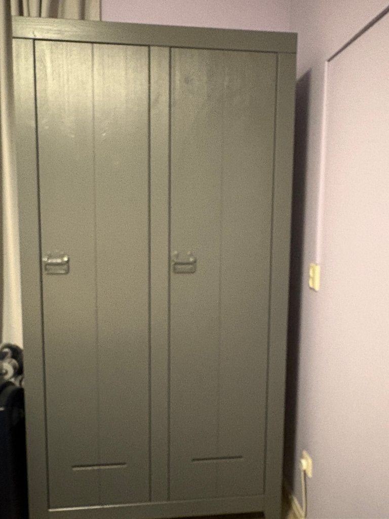 Kledingkast merk woood, Ophalen, Met plank(en), 50 tot 100 cm, Zo goed als nieuw