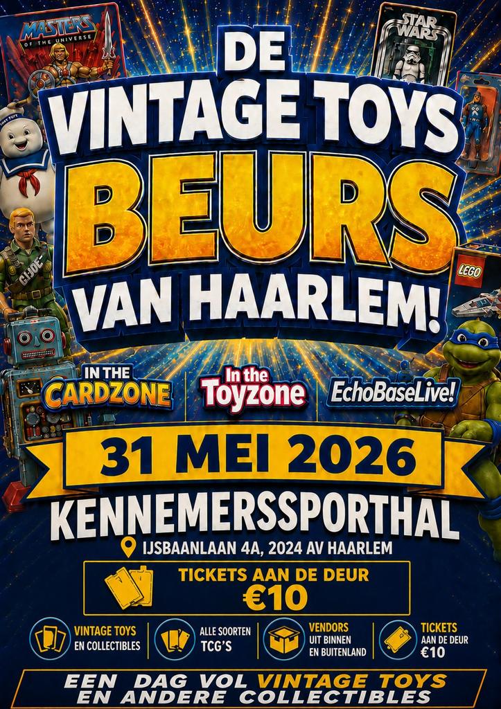 In the toyzone 5400m2 vintage toys, G1, Ophalen