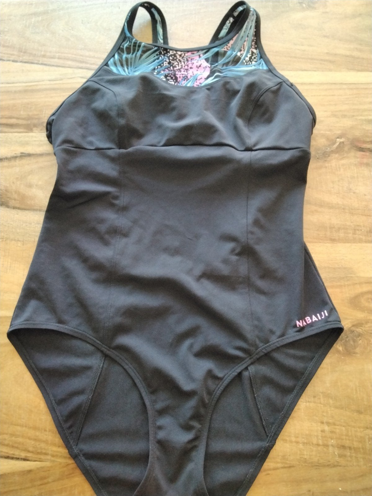 Nabaiji badpak maat 42 in goede staat, Zwart, Nabaiji, Badpak, Ophalen of Verzenden