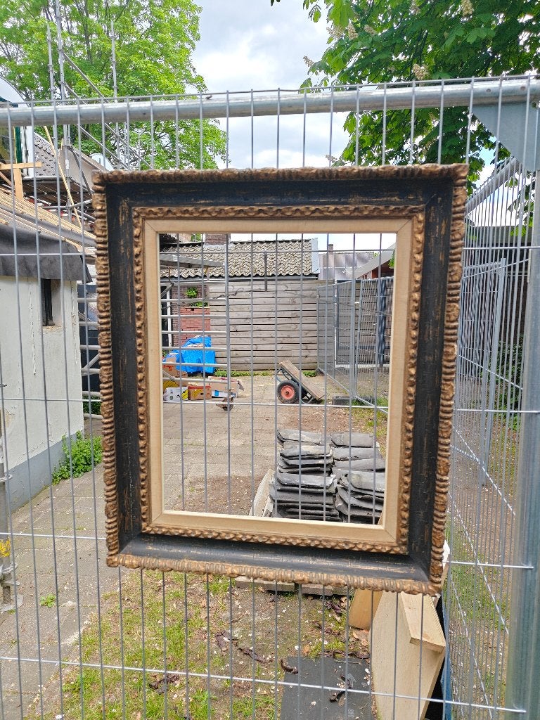 antieke houten lijst, Huis en Inrichting, Ophalen, 68 cm, Gebruikt, Schilderijlijst