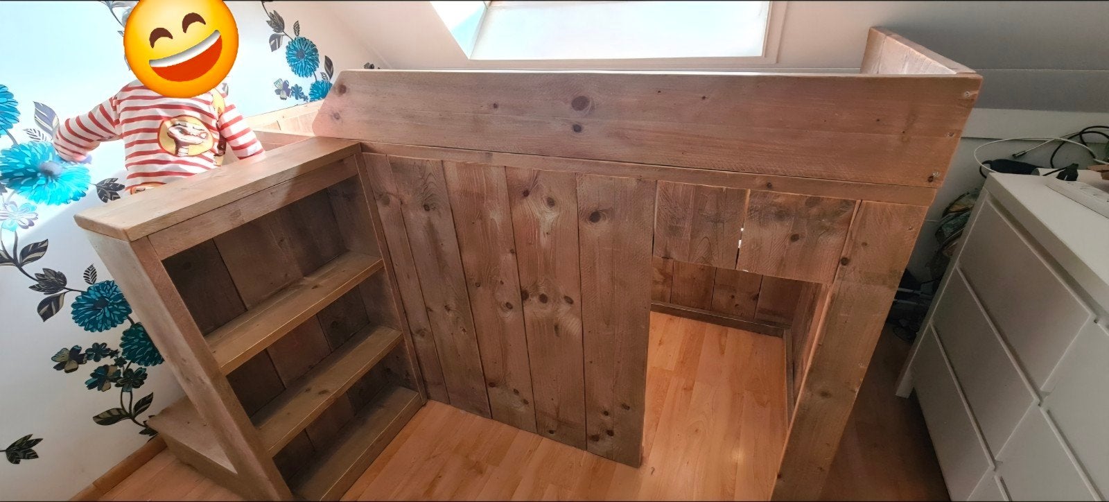 stijgerhouten hoogslaper, Ophalen, Gebruikt, Hoogslaper