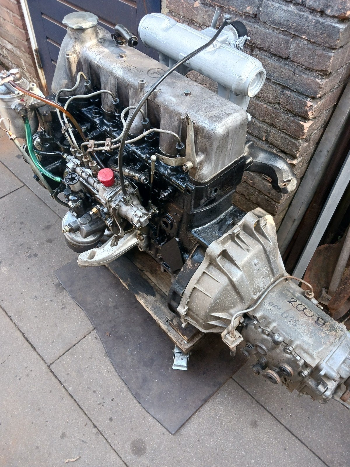 Mercedes motor om 615 met versnellingsbak, Ophalen, Gebruikt, Mercedes-Benz