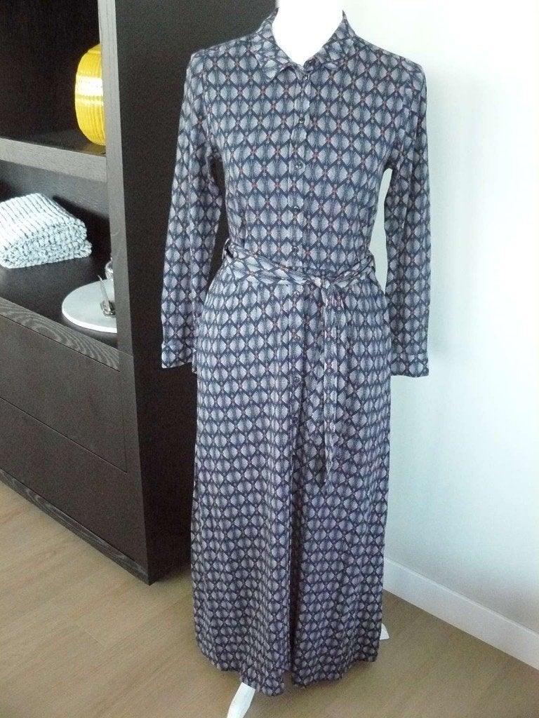 King Louie maxi dress maat 36., Blauw, Ophalen of Verzenden, Zo goed als nieuw, King Louie
