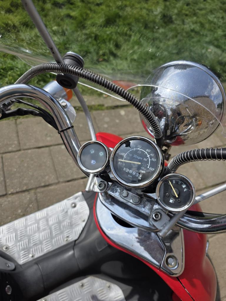 Retro Scooter Rood - Goed Onderhouden, Ophalen, Gebruikt, Benzine, Overige modellen