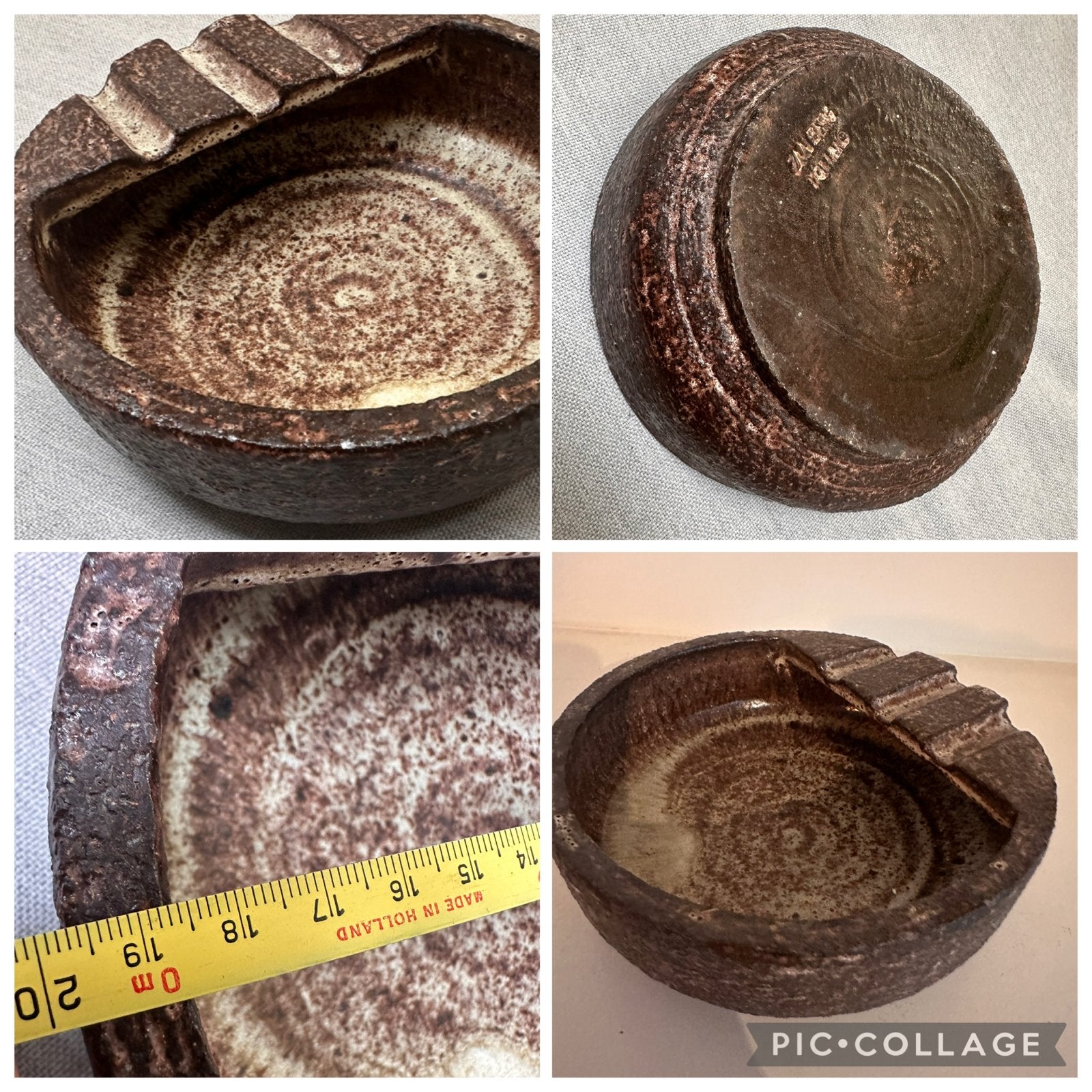 Originele Zaalberg Holland Keramiek Asbak - Vintage, Antiek en Kunst, Ophalen