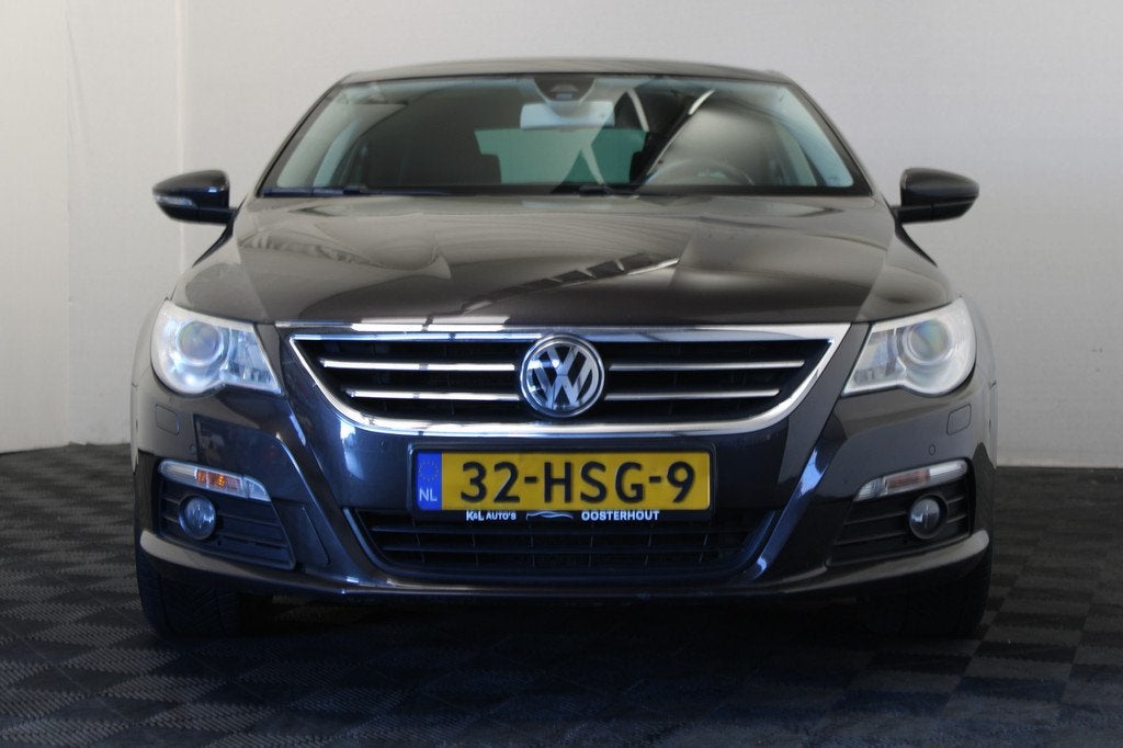 Volkswagen Passat CC 1.8 TSI 4p. |Pano| (bj 2009, automaat), Zwart, 4 cilinders, Bruin, Alcantara