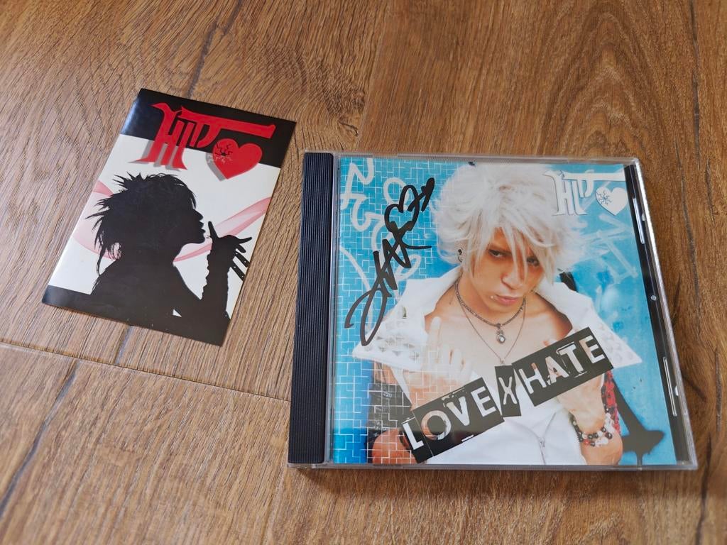 Hitt cd jrock Jpop visual kei handtekening gesigneerd, Ophalen of Verzenden, Zo goed als nieuw