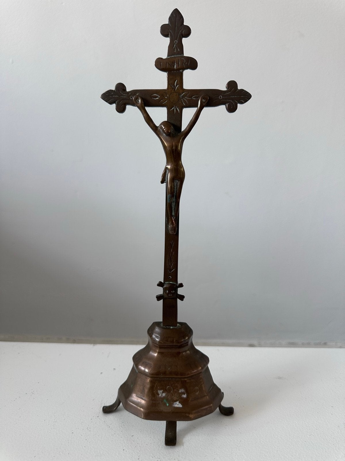 Antiek Kruisbeeld - Religieuze Decoratie, Ophalen