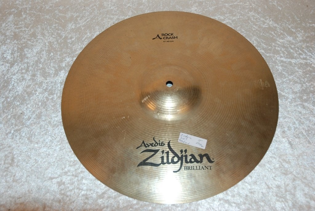Zildjian Avedis rock crash 1509gr briljant 17 inch<26261216>, Gebruikt, ., Drums of Percussie, Ophalen of Verzenden