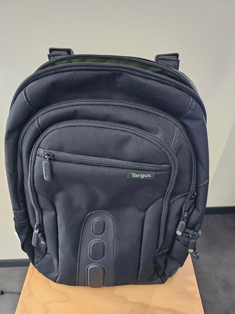 NIEUWE Targus spruce laptop rugzak 15.6” zwart polyester, Computers en Software, Laptoptassen, Ophalen, 15 inch, Nieuw, Targus
