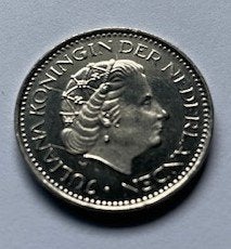 1 Gulden Nederland Koningin Juliana, 1980, Ophalen of Verzenden, Koningin Juliana, 1 gulden, Losse munt