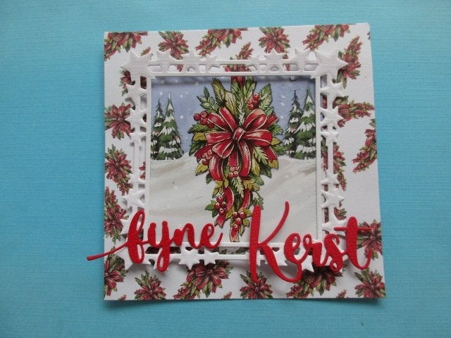 122 KERST opleg setje / bloemstuk, Verzenden, Nieuw, Kerst, Overige typen