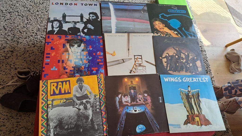Lp's McCartney, 11 Lennon 2 , Harrison 2 en Starr  (Beatles), Ophalen of Verzenden, Gebruikt, 12 inch