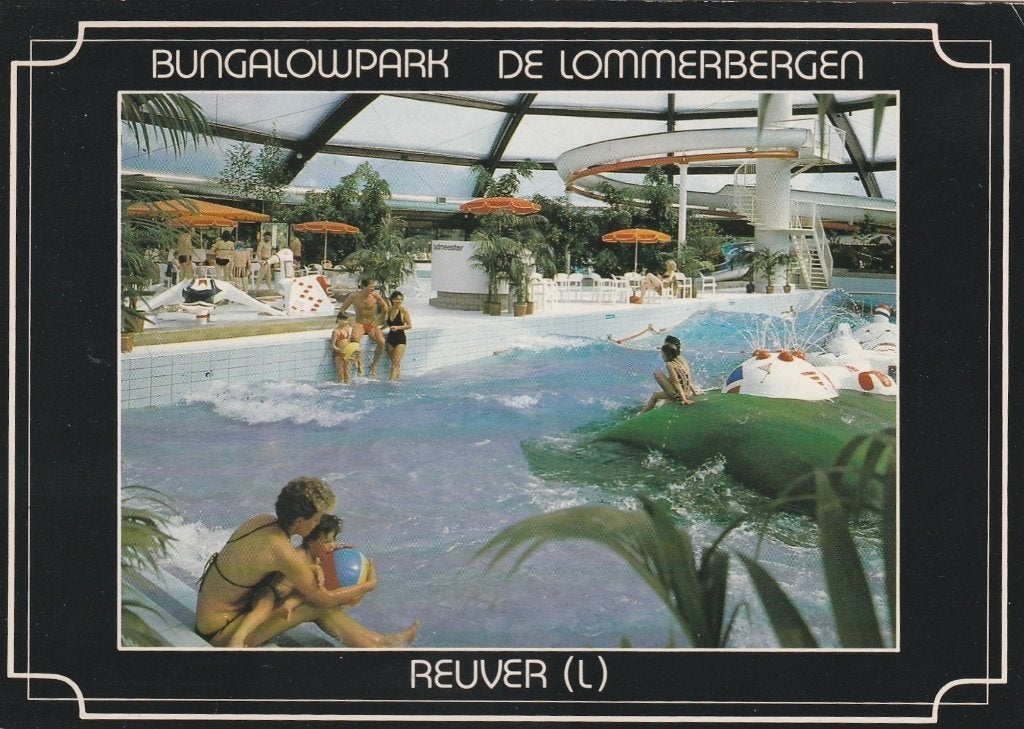 REUVER De Lommerbergen Zwembad Bungalowpark, Verzenden, 1980 tot heden, Gelopen, Limburg