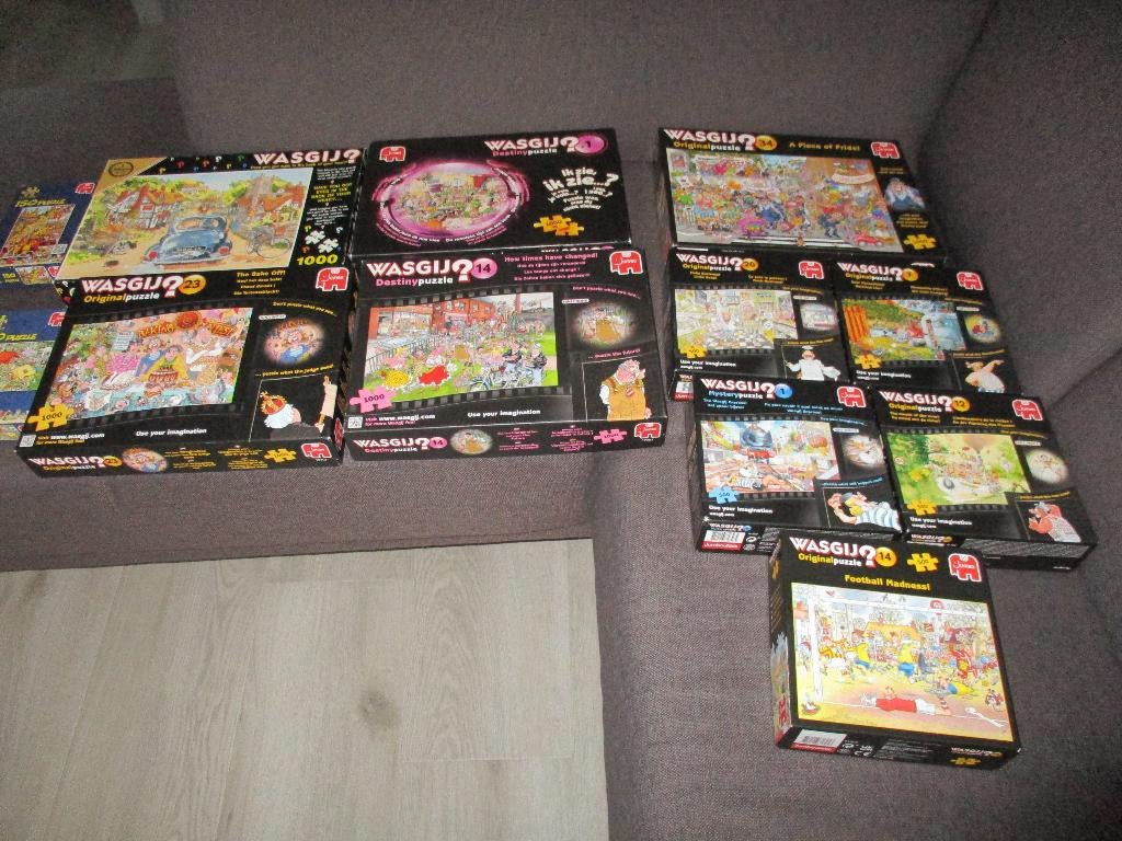 te koop 10 was gij puzzels, Ophalen of Verzenden, 500 t/m 1500 stukjes, Gebruikt, Legpuzzel