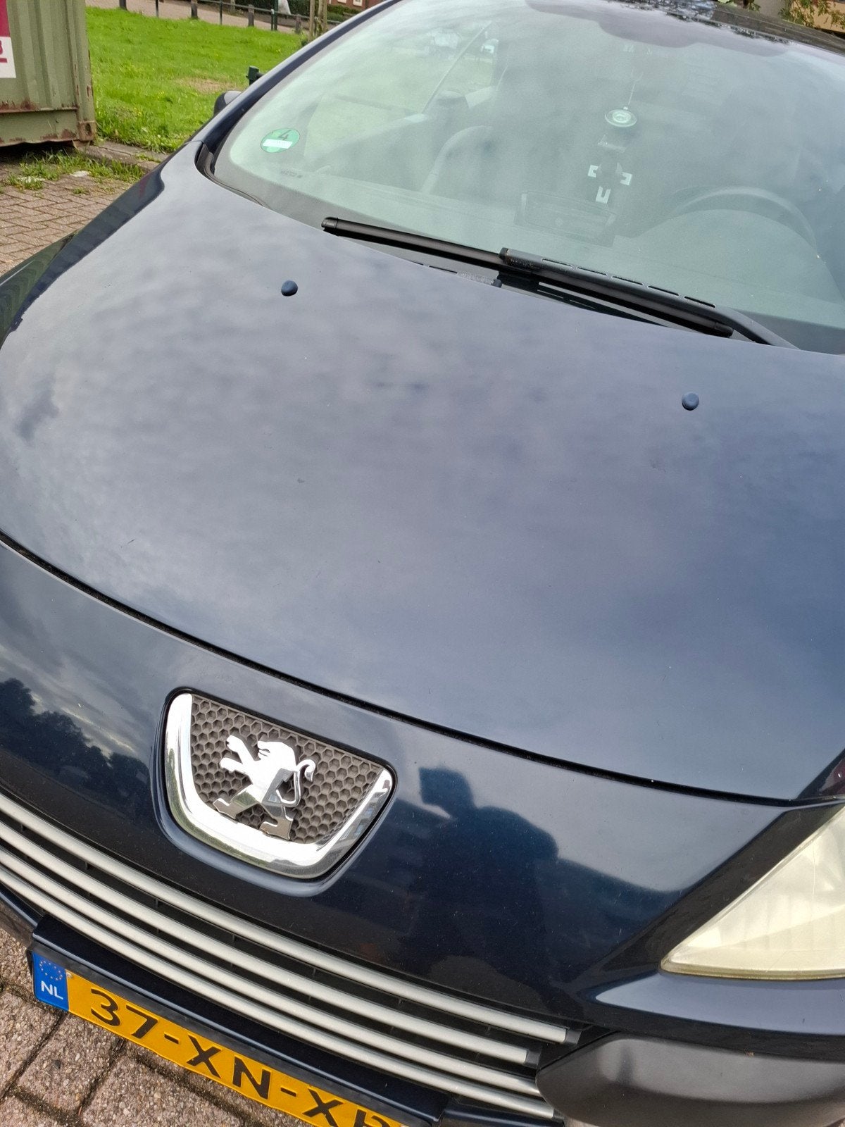 Peugeot 307 2.0 16V CC 2007 Blauw, Auto's, Voorwielaandrijving, 4 cilinders, Cabriolet, Origineel Nederlands