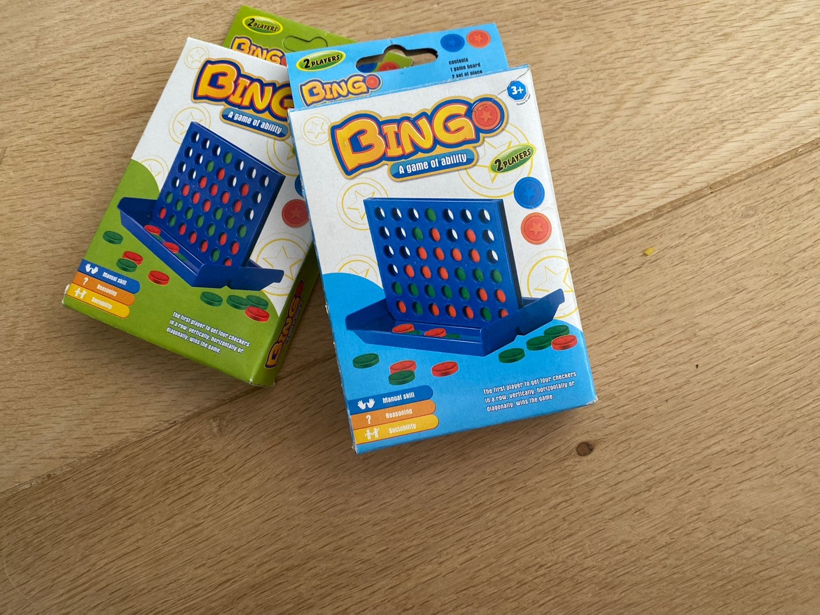 Bingo: Een spel van vaardigheid (2 stuks), Een of twee spelers, Ophalen, Zo goed als nieuw, Reisspel