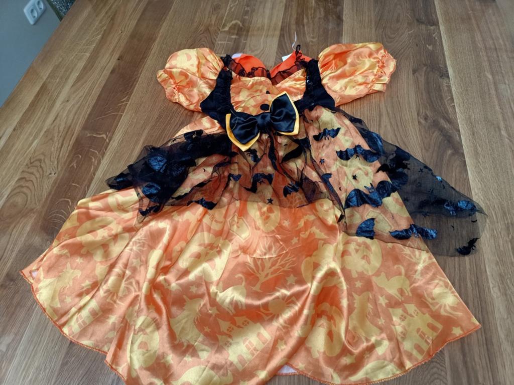 Halloween jurkje maat 128, Kinderen en Baby's, Carnavalskleding en Verkleedspullen, Ophalen of Verzenden