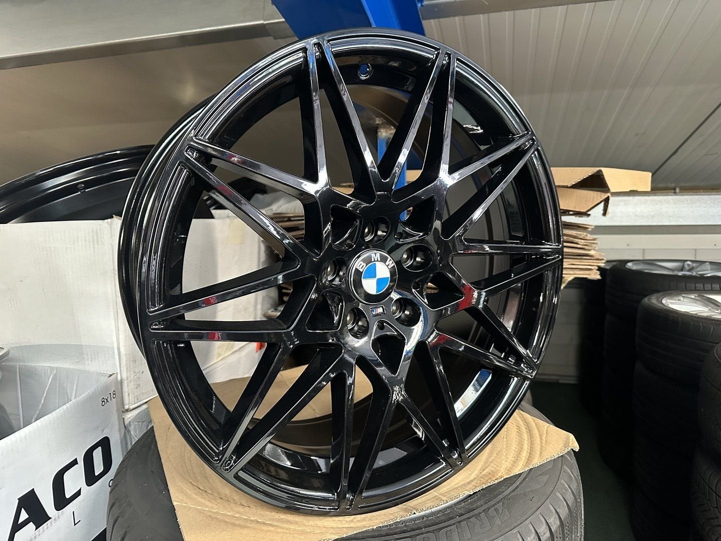 NIEUW 18inch BMW 666M Style Breedset Velgen 5x120 E90 F30 F1, 18 inch, -, -, Banden en Velgen