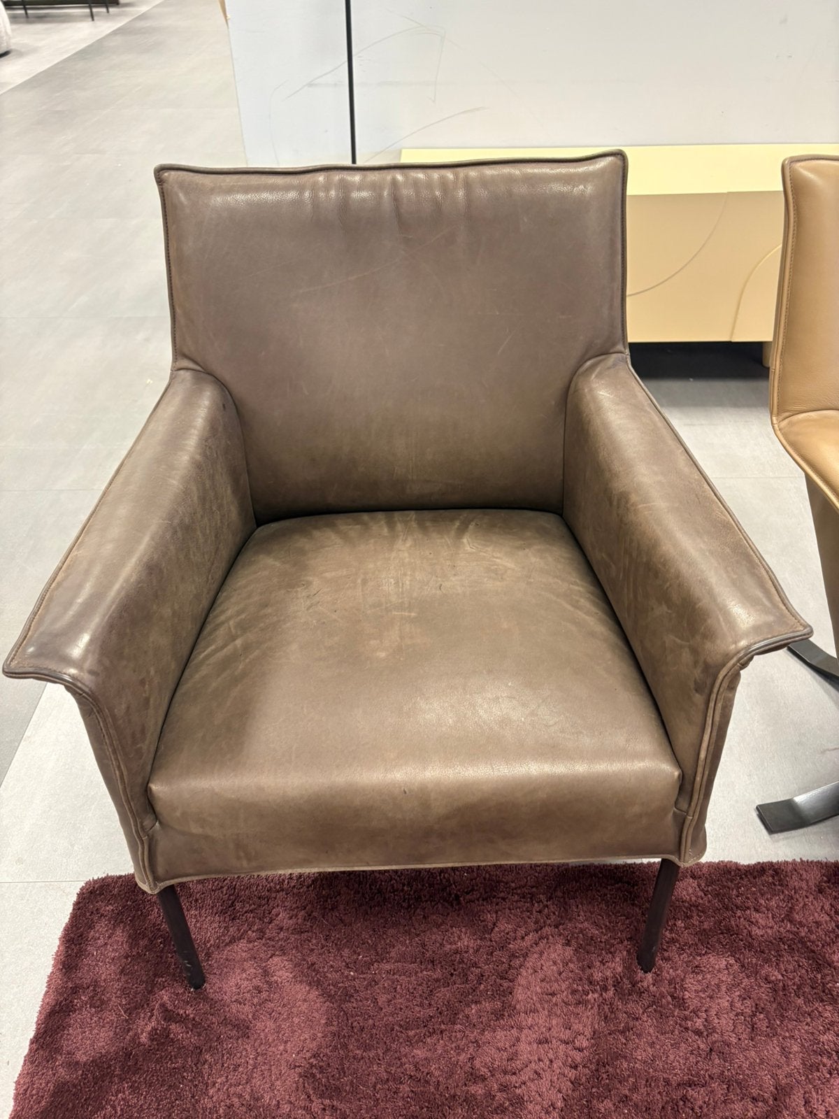 DesignOnstock fauteuil Limec, Ophalen, Zo goed als nieuw, 75 tot 100 cm, 50 tot 75 cm