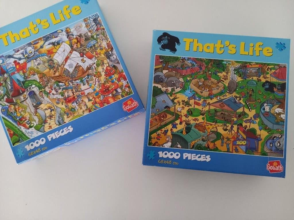 Legpuzzels Thats'life, Ophalen, 500 t/m 1500 stukjes, Zo goed als nieuw, Legpuzzel