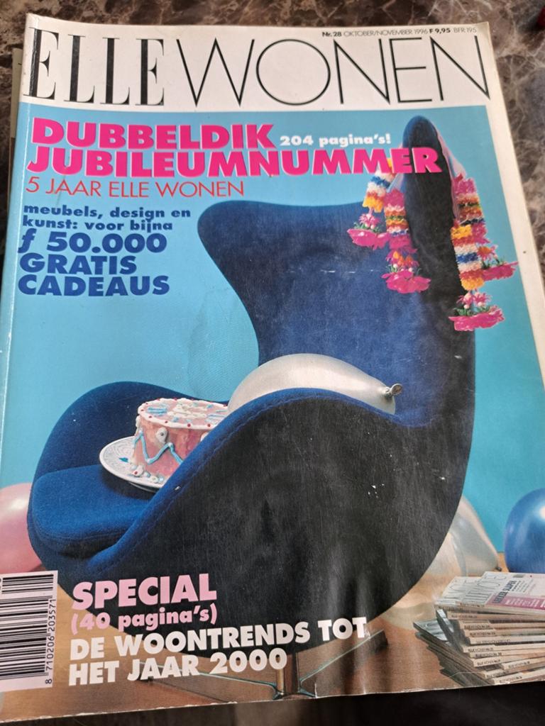 ELLE WONEN Jubileumnummer Oktober/November 1996, Boeken, Ophalen of Verzenden, Gelezen, Overige typen