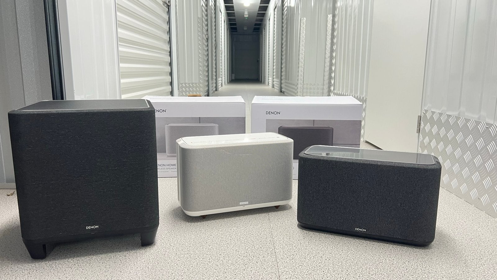 Denon Home HEOS Set: 2x Home 350 + Home Sub (Z.G.A.N.), Ophalen of Verzenden, Zo goed als nieuw, Complete surroundset, Overige merken