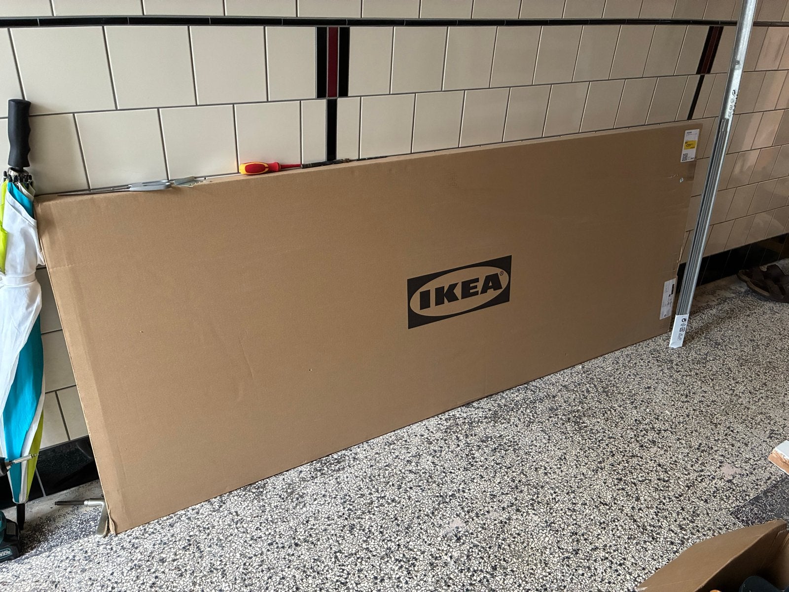 IKEA HASVIK Schuifdeur voor kledingkast (wit, 150x201 cm), Ophalen, Overige materialen, 200 cm of meer, 150 tot 200 cm