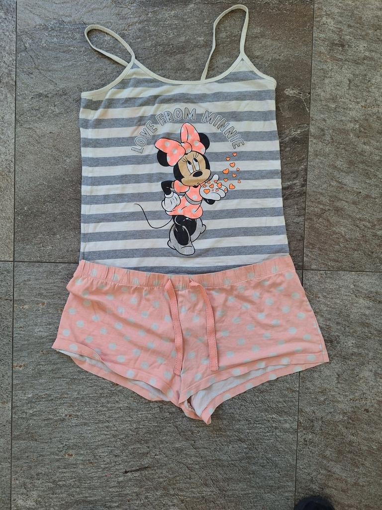 Minnie Mouse pyjama set - topje en short  maat 36, Kleding | Dames, Disney, Ophalen of Verzenden, Zo goed als nieuw, Maat 36 (S)
