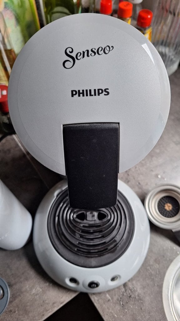 Koffiepadmachine - Philips Senseo type HD 6553 zilvergrijs