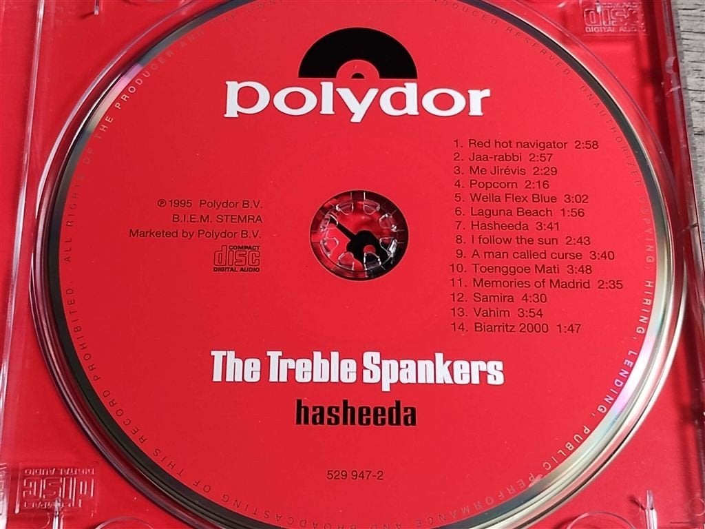 The Treble Spankers ‎- Hasheeda, Ophalen of Verzenden, Zo goed als nieuw, Poprock