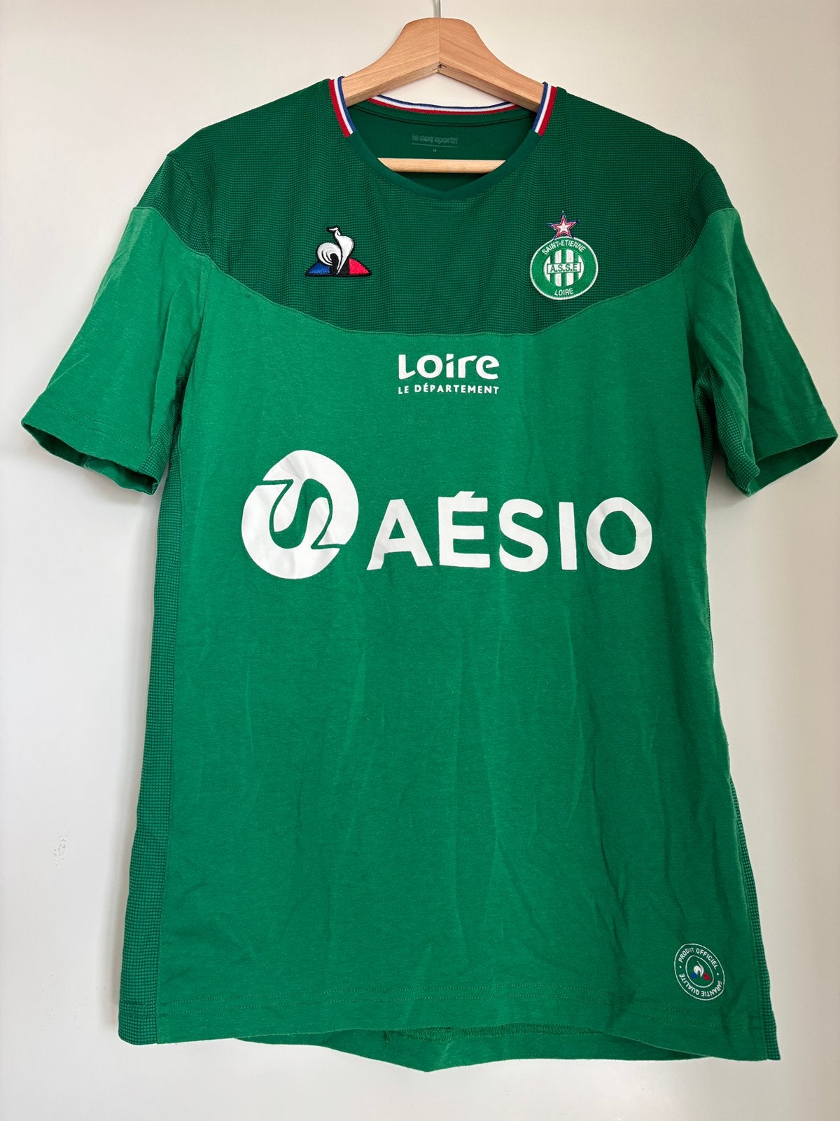 Saint Etienne thuisshirt 2019-2020, Sport en Fitness, Maat M, Ophalen, Gebruikt, Shirt