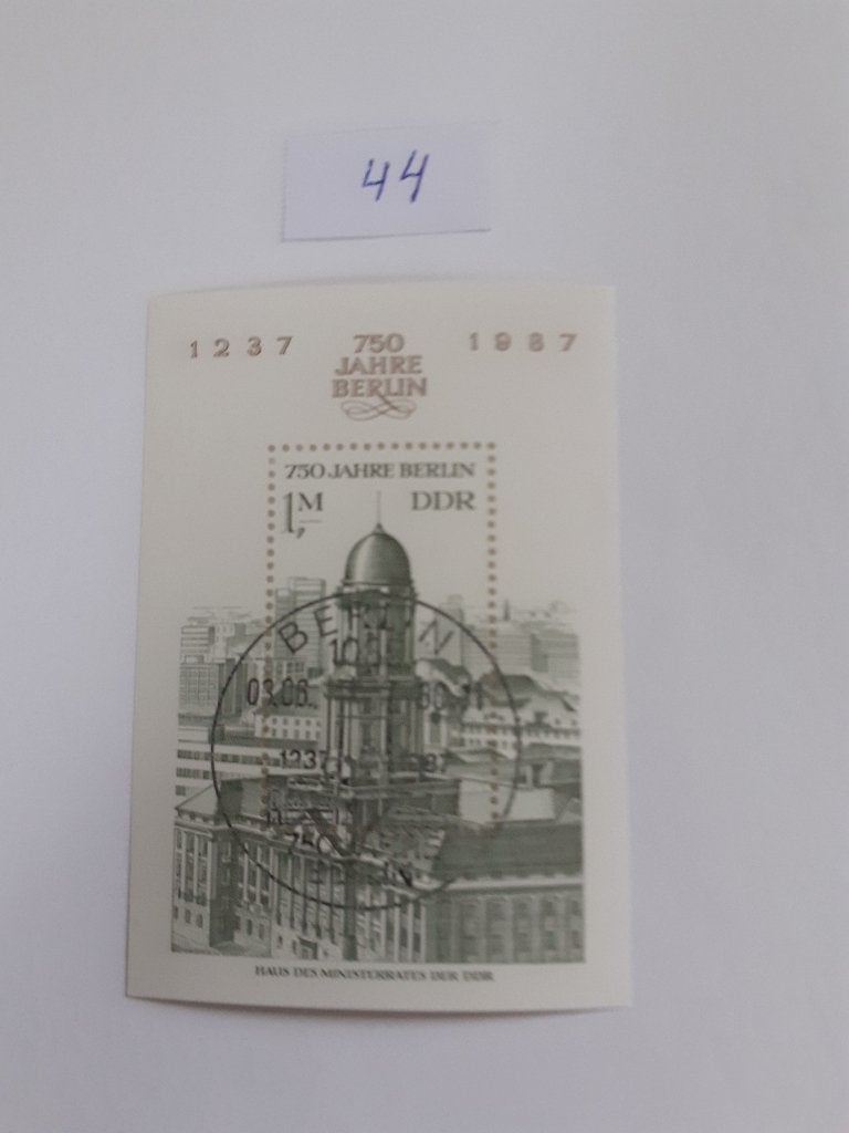 DDR, Postzegels en Munten, Verzenden, Overige landen, Gestempeld