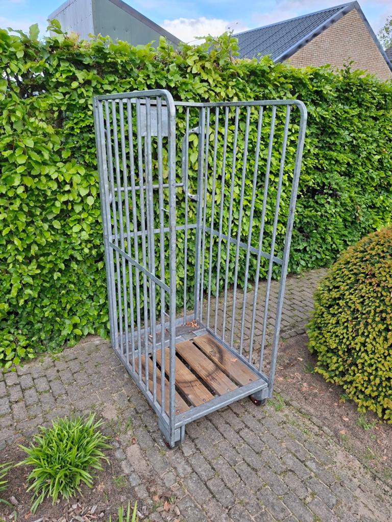 Rolcontainer, 100 liter of meer, Ophalen, Zo goed als nieuw, Transportkar