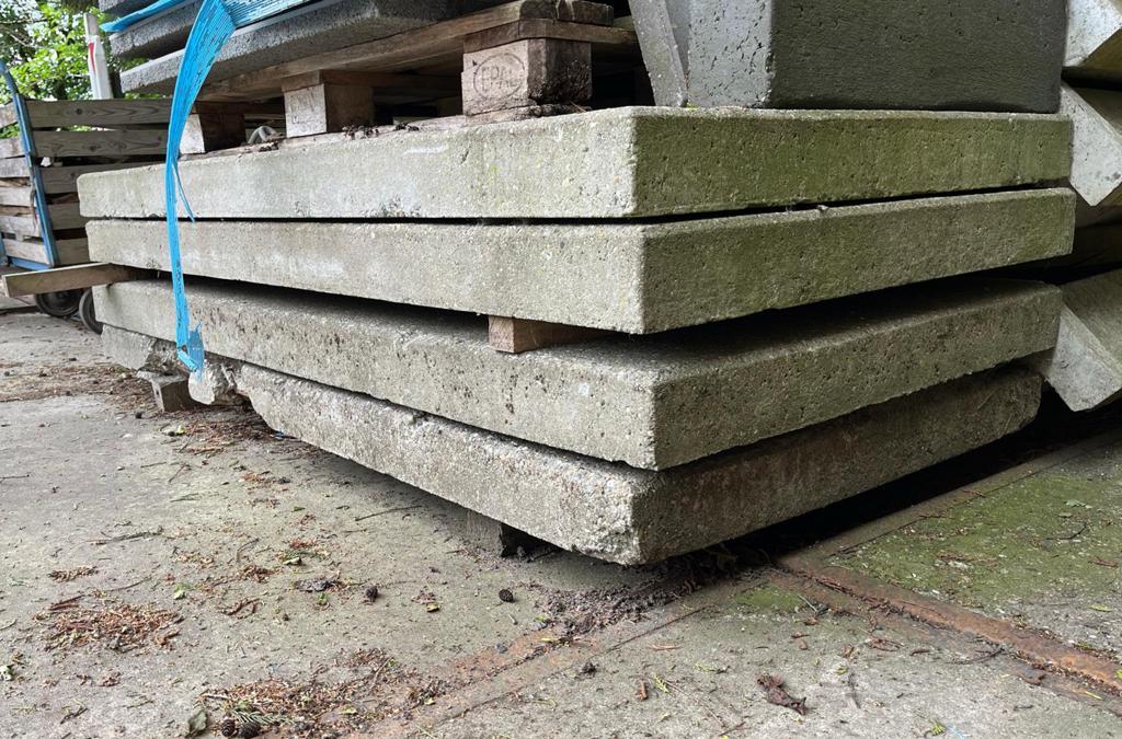 Stelcon platen, Ophalen, Gebruikt, 100 mm of meer