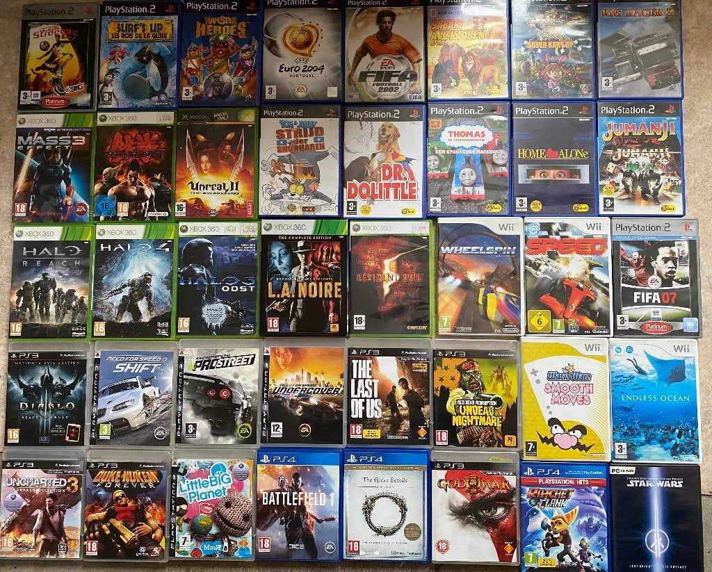 ps3 ps2 ps4 xbox 360 games lot, 1 speler, Ophalen of Verzenden, Zo goed als nieuw, Vanaf 18 jaar