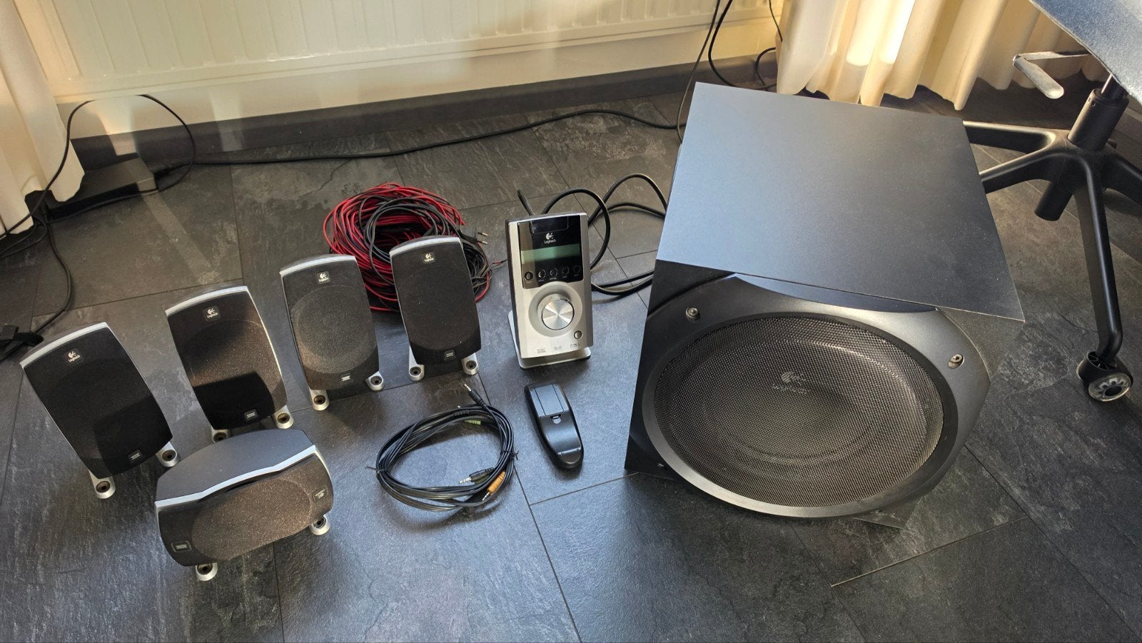 Logitech Z-5500 Digital 5.1 THX surround set (500W RMS), Ophalen, Zo goed als nieuw