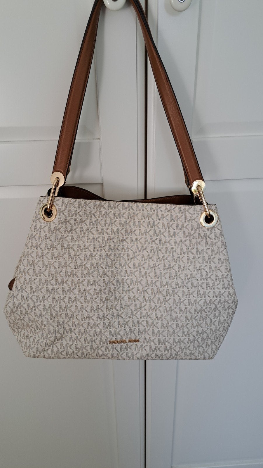 Michael Kors Handtas - Zo goed als nieuw, Ophalen of Verzenden, Zo goed als nieuw, Wit, Handtas