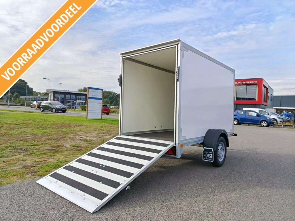 Twins Gesloten enkelasser met achterklep, voorraad!, Auto diversen, Aanhangers en Bagagewagens, Nieuw