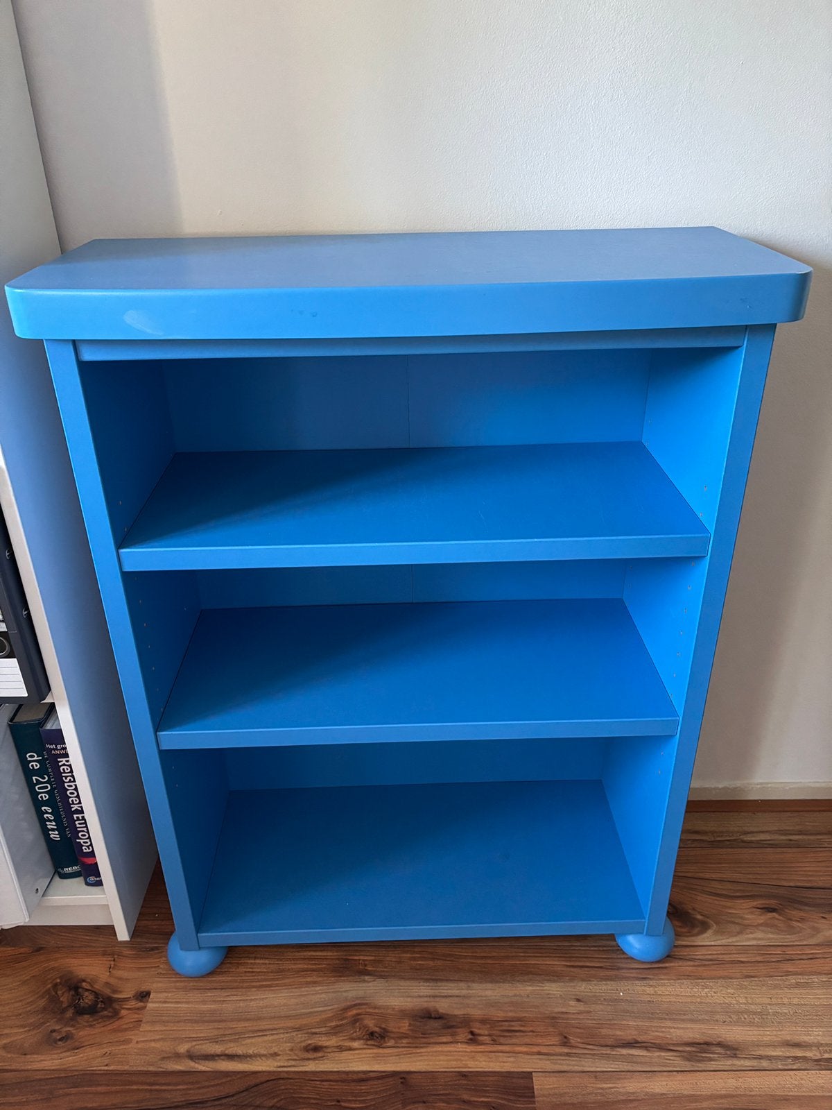 Ikea Mammut blauw nachtkastje boekenkast, Ophalen, Gebruikt, 25 tot 50 cm, 50 tot 100 cm