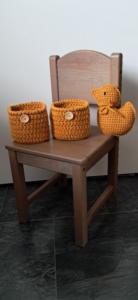 Commode mandjes en luier etui, Overige merken, Geel, Overige typen, Nieuw