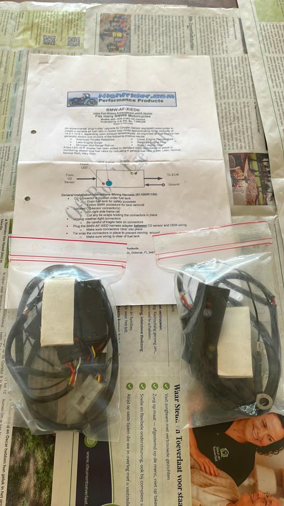BMW R1200GS power commanderset, BMW-AF-XiED, Motoren, Accessoires | Overige, Ophalen of Verzenden, Zo goed als nieuw