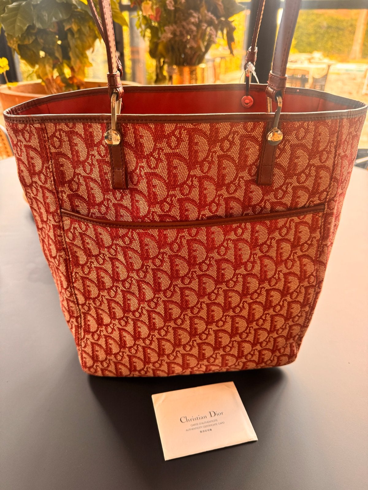 Originele Christian Dior met Certificaat, Sieraden, Tassen en Uiterlijk, Ophalen of Verzenden, Gebruikt, Roze, Overige typen
