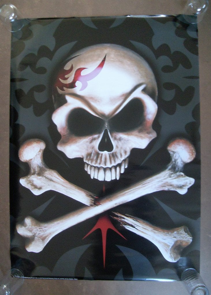 Gothic Empire Skull Poster Doodshoofd, Rechthoekig Staand, Ophalen of Verzenden, Zo goed als nieuw, A1 t/m A3