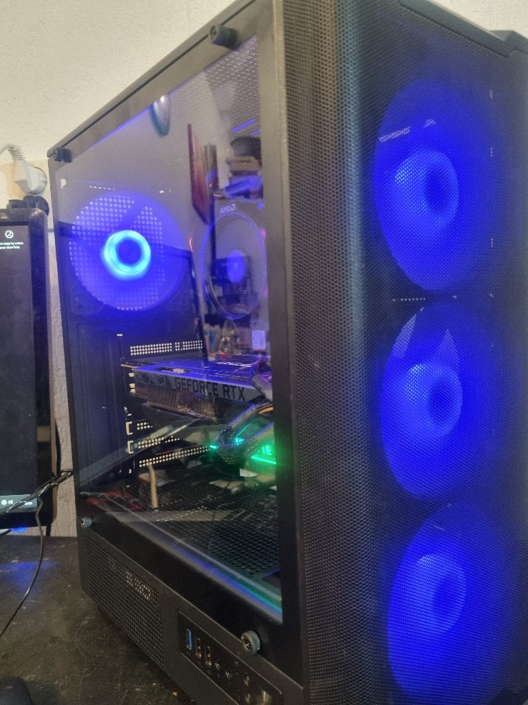 RTX 3080 ti 12GB GDDR6 Ryzen7 5800X,WIFI,Win11,32GB RAM,zg, 32 GB, Antec., Ophalen of Verzenden, Zo goed als nieuw