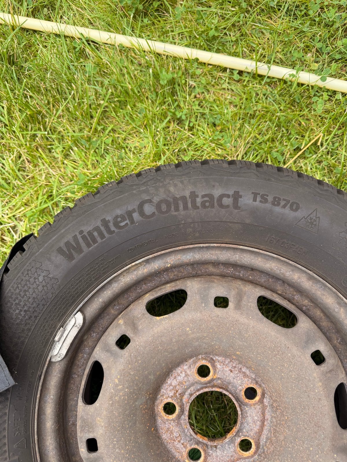 Continental WinterContact TS 870 winterbanden op velg, Ophalen, 14 inch, Gebruikt, 175 mm