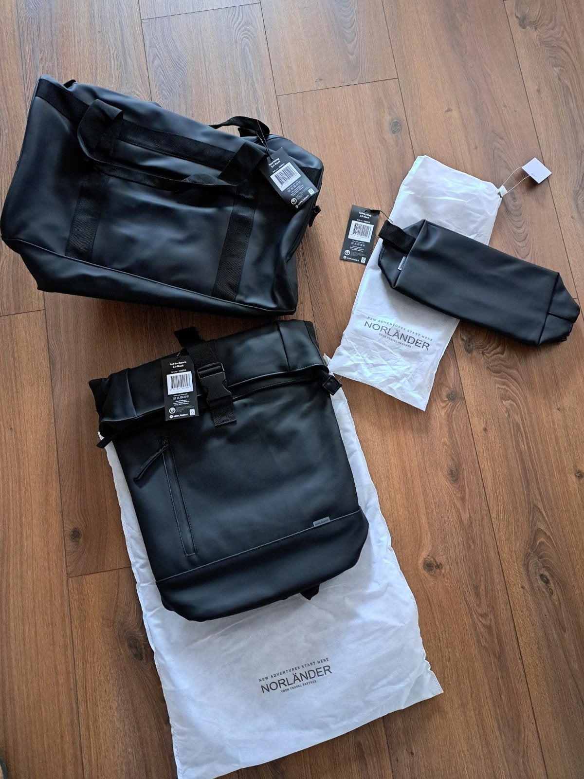 NIEUWE Norländer Reisset 2.0: Sporttas, Toilettas, Rugzak, Ophalen of Verzenden