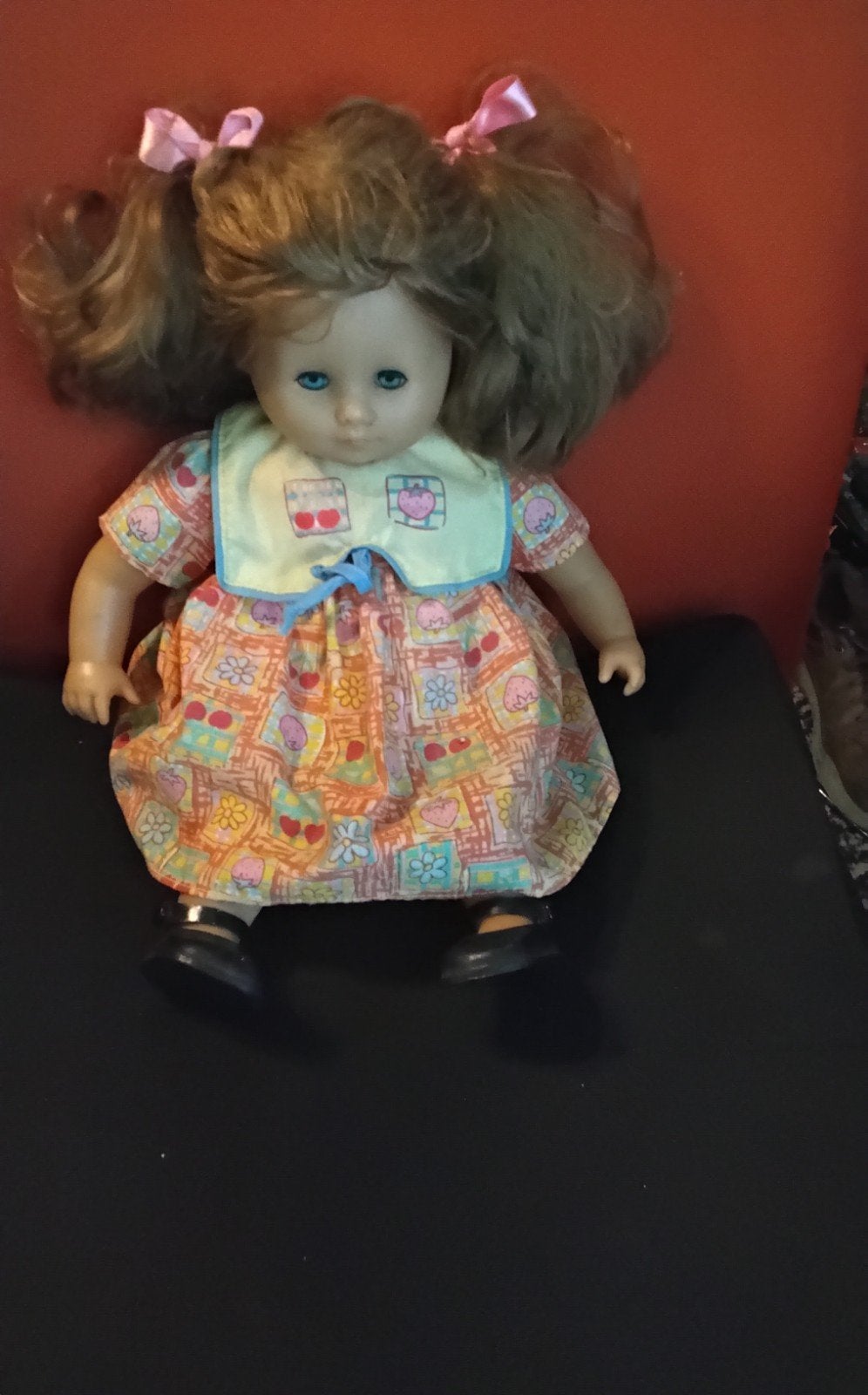 zaph creation vintage pop met Schattige Jurk en Roze Strik, Ophalen of Verzenden